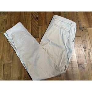 Birddogs Pants Mens 34x34 Khaki Stretch Casual Performance Pants Beige Spandex